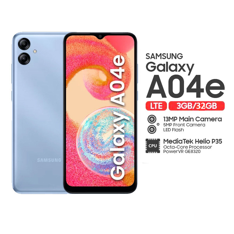 Téléphone portable Samsung Galaxy A04e - Version 3Go / 32Go