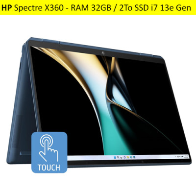 HP Spectre x360 Core i7 (32GB RAM DDR4 SSD 2To)