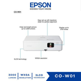 Vidéoprojecteur Epson CO-W01 3LCD