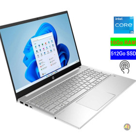 HP Pavilion 15-eg3053cl Core i5 13è Gén, 16Go/512Go SSD Tactile
