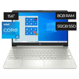 Ordinateur  HP 15-dy Core i5 8Go RAM, SSD 512 Go