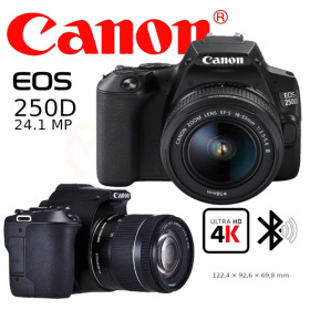 Canon EOS 250D Reflex Vidéo 4k UHD