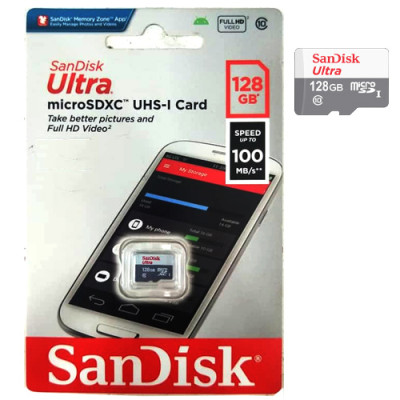 Carte mémoire 128Go SDXC SanDisk Ultra