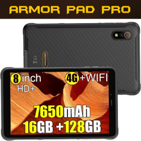 Ulefone Armor Pad Pro 8'' 7650 mAh  8Go RAM/128Go