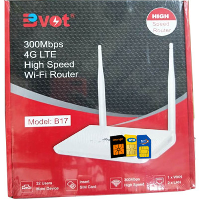 Routeur avec SIM 4G LTE 300 Mbps Bvot