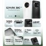 Tecno Spark 30C 4G Blanc (4Go RAM / 128Go)