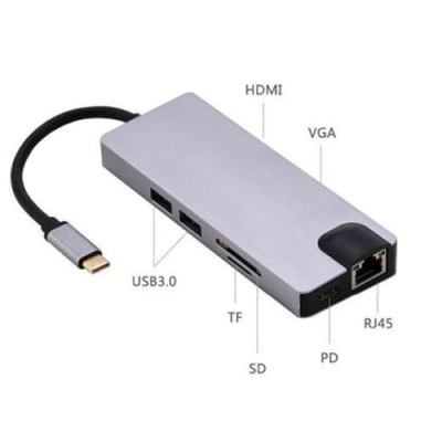 Adaptateur Hub USB-C To HDTV+USB 3.0 6 en 1