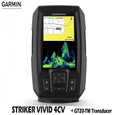 Garmin Striker Vivid 4cv avec sonde GT20-TM