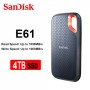 Disque dur externe SanDisk-E61 SSD 4 To 1050 Mbit/s