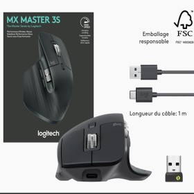 Souris Logitech MX Master 3S 8K DPI