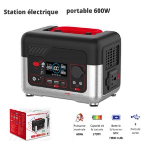 Station électrique WX1200 600w Wonder 537Wh