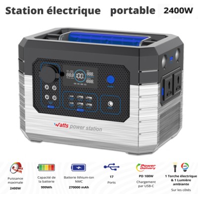 Station électrique 2400W