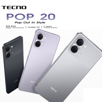 Tecno Pop 20 4Go RAM 128Go