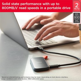 SanDisk 2 To SSD 800 Mo/s USB 3.2 Gen 2