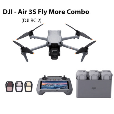 DJI Air 3S Combo 48 Mpx 46 min 20Km