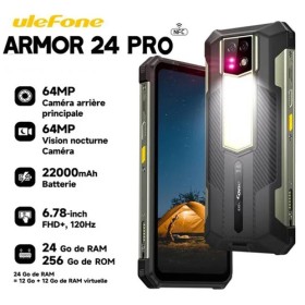 Ulefone Armor 24 Pro 12 Go RAM / 256Go 22000mAh