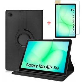 Galaxy Tab A11+ 5G avec Etui à rabat et antichoc