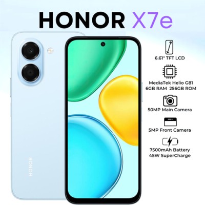 Honor X7e 4G 6/ 256Go 50 MP