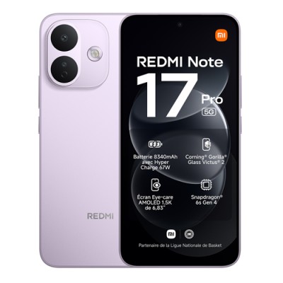 Redmi Note 17 Pro 5G 8 / 256Go