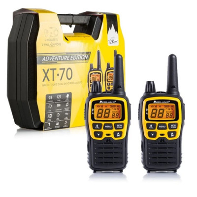 TALKIE WALKIE Midland XT70 ADVENTURE, portée 12 km