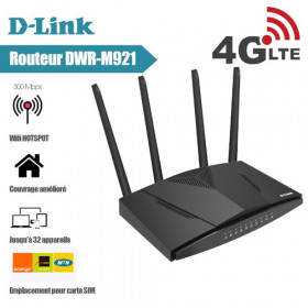 Routeur DLINK DWR-M921 WIFI 4G-LTE