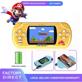 Console de jeu portable Blulory GP01 (Power Bank ) 2 en 1