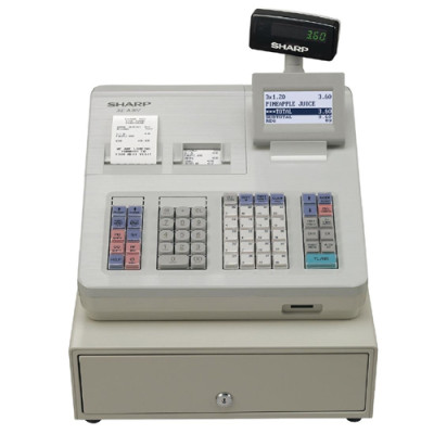 Caisse enregistreuse Sharp XE-A307 avec clavier
