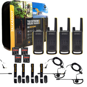 Pack de 4 Talkie Walkie Motorola T82 Extreme
