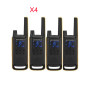 Pack de 4 Talkie Walkie Motorola T82 Extreme