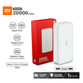 Power BANK Xiaomi 18 w 20000 Mah