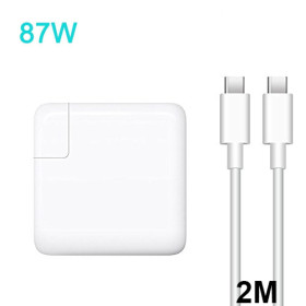 Adaptateur 87W MacBook avec Cable 2M